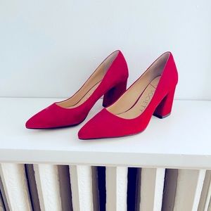 Sole Society red block heels